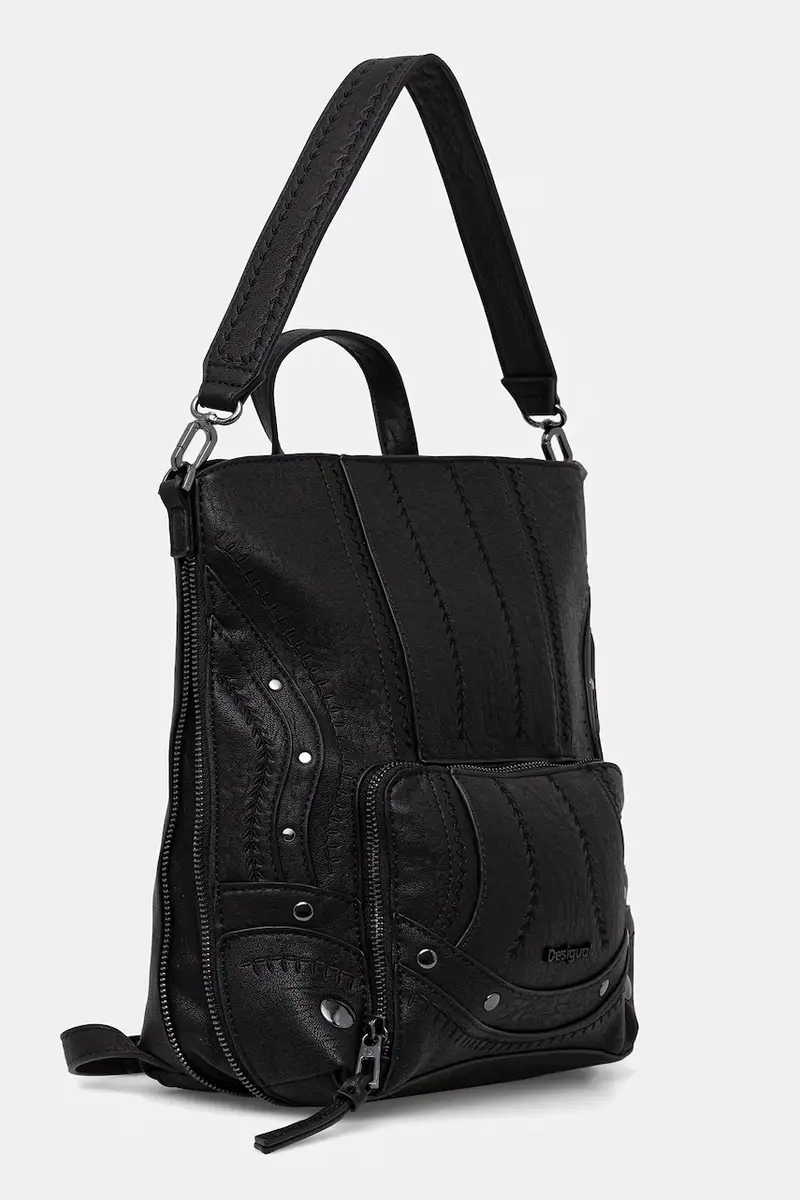 zaino EMBRO PATCH PRETORIA donna colore nero 25WAKP24 miniatura 2