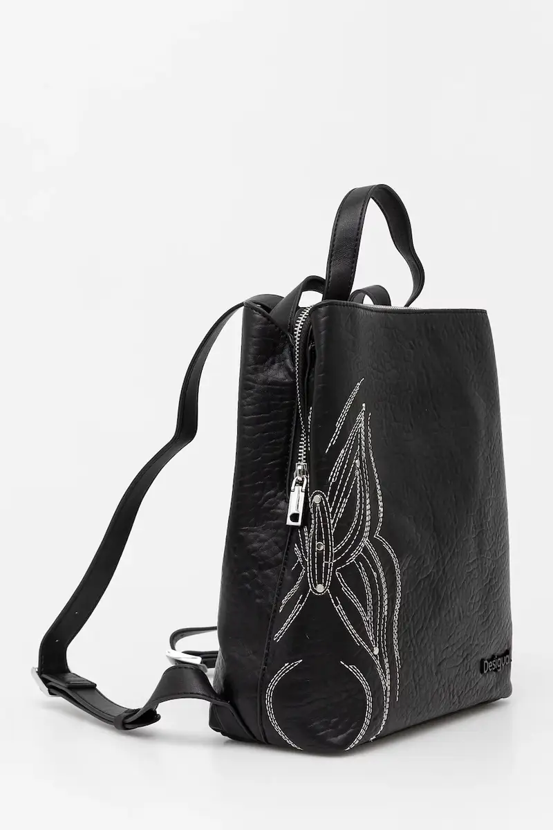 zaino GOODALL SUMY MINI donna colore nero con applicazione 25SAKP08 miniatura 2