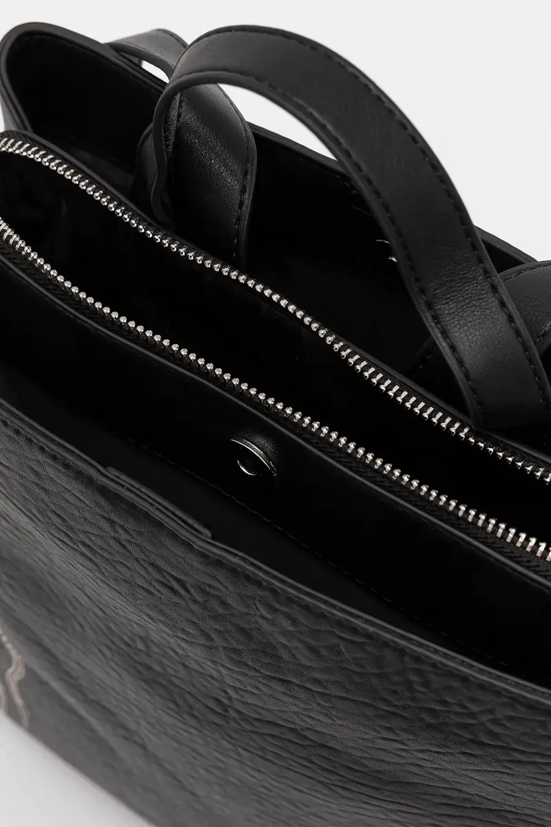 zaino GOODALL SUMY MINI donna colore nero con applicazione 25SAKP08 miniatura 5