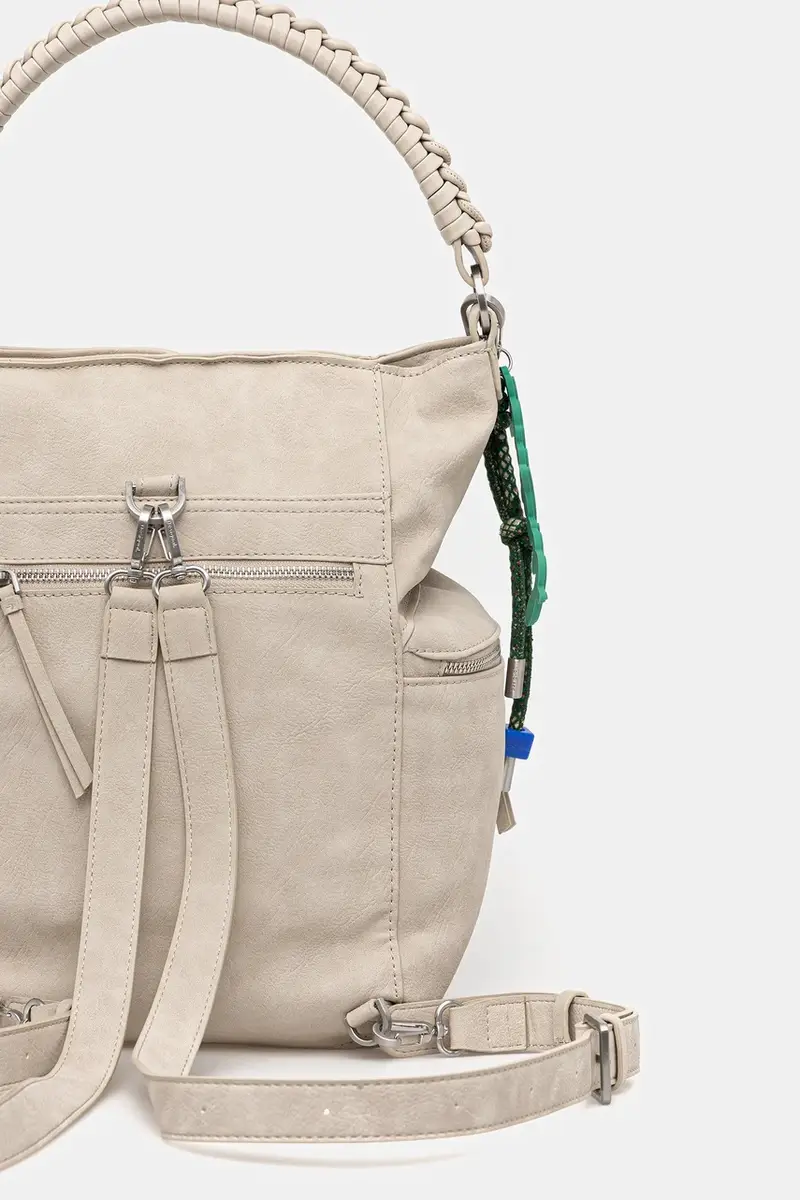 zaino HALF LOGO ARICA PIE donna colore beige 25WAKP30 miniatura 3