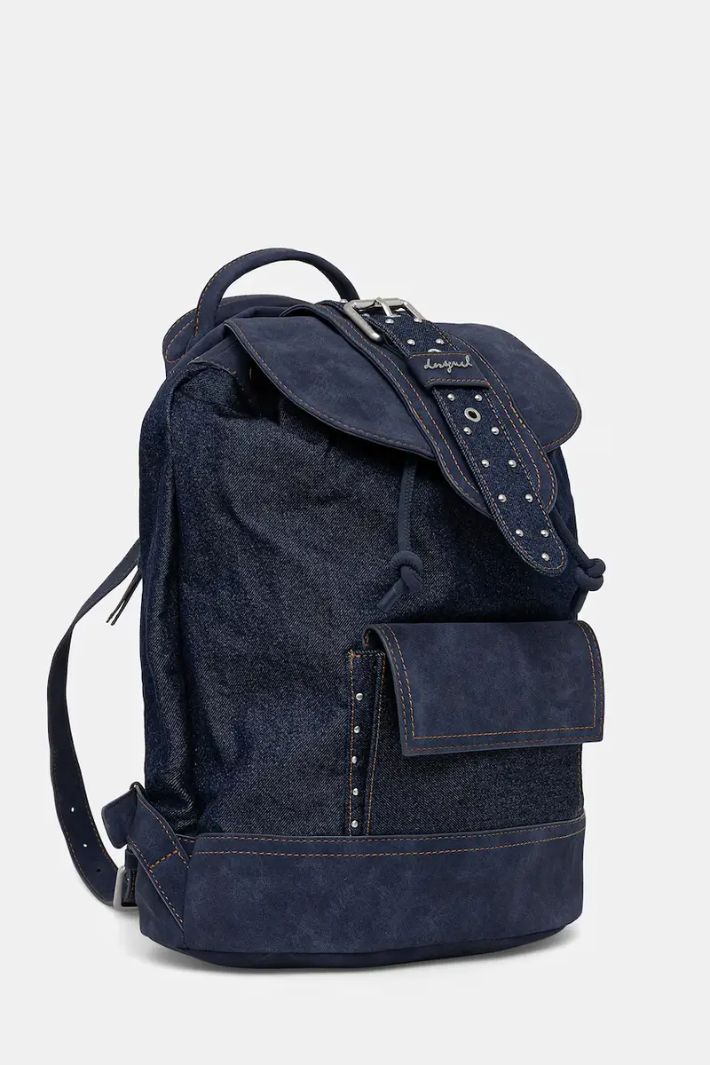 zaino in denim BINDELLA K donna colore blu navy 25WAKD06 miniatura 2