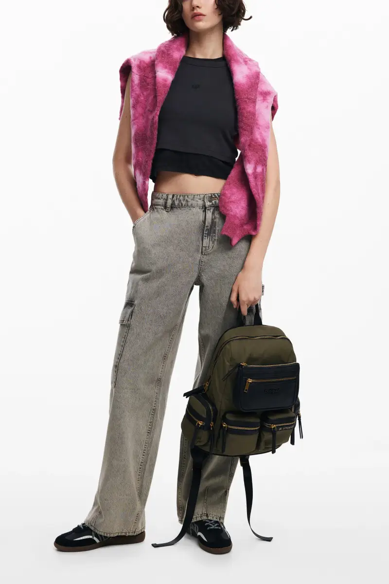 Zaino in nylon ad alta capacitÃ GREEN miniatura 2