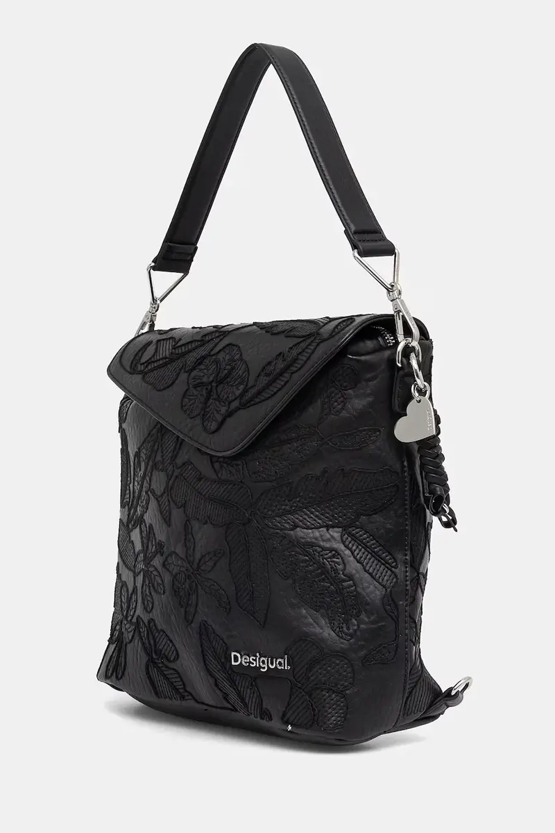 zaino JOLIE JERSEY donna colore nero con applicazione 25SAKP48 miniatura 2