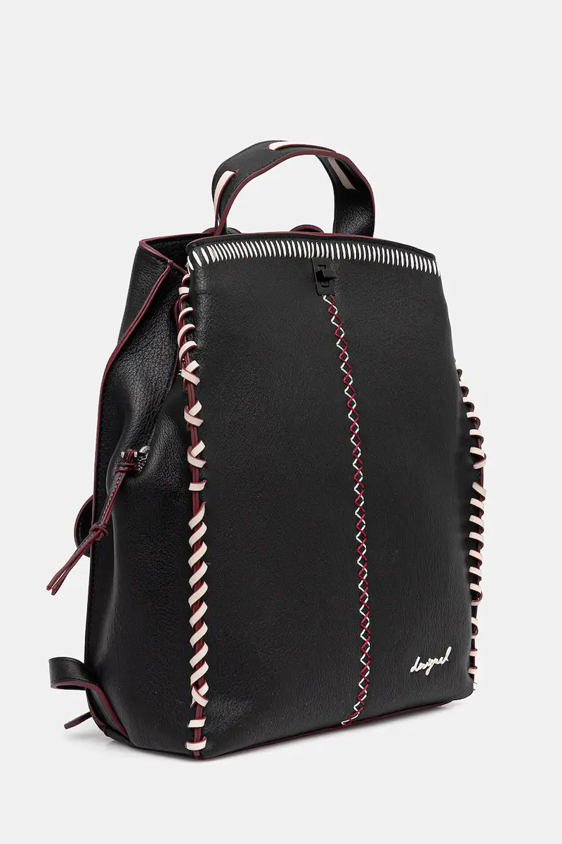 zaino MANHATTAN PESPUNTES donna colore nero 25WAKP17 miniatura 2