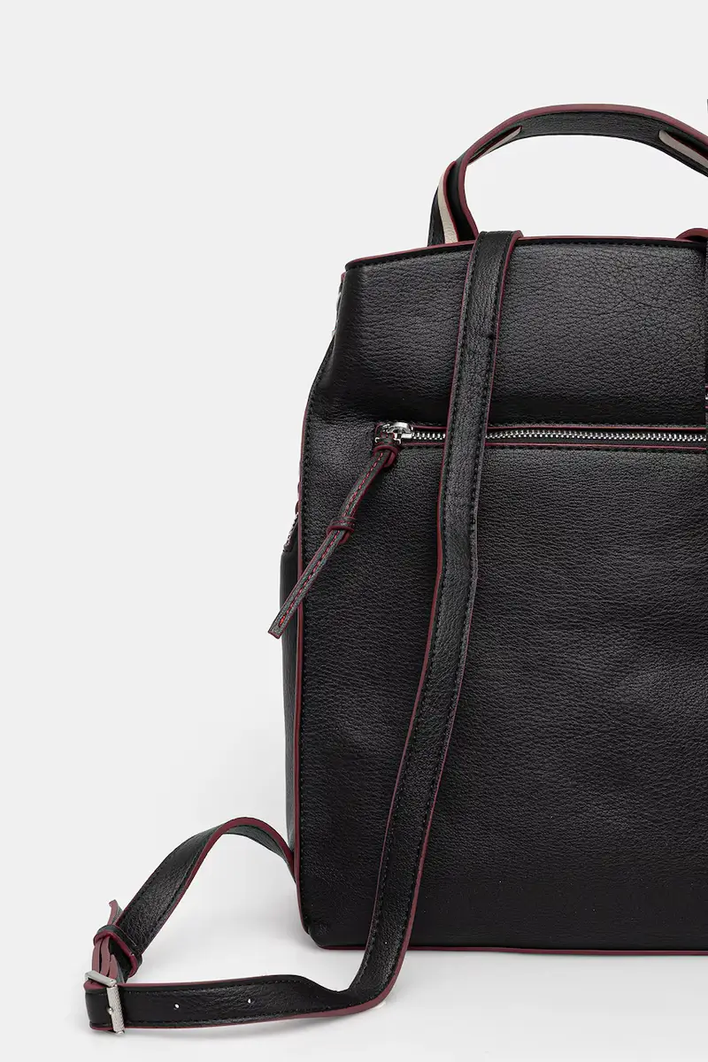 zaino MANHATTAN PESPUNTES donna colore nero 25WAKP17 miniatura 4