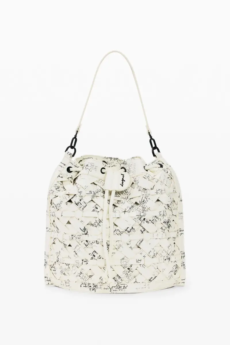 Desigual Zaino medio multicolore con lettering