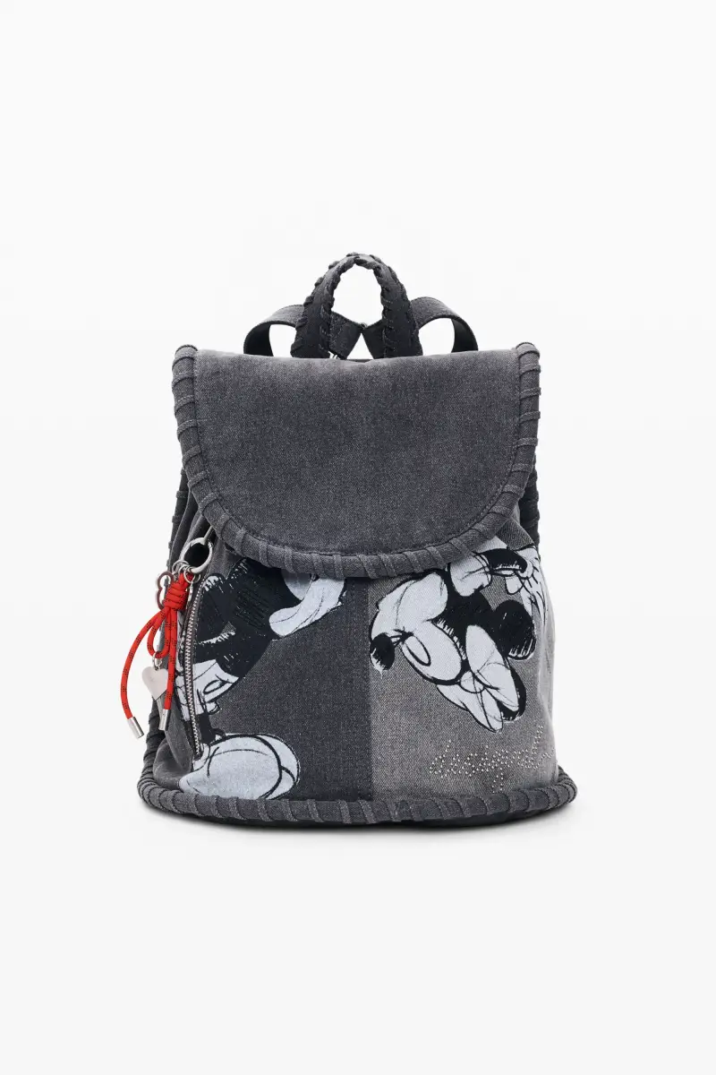 Zaino medio in denim Mickey Mouseâ"¢ BLACK