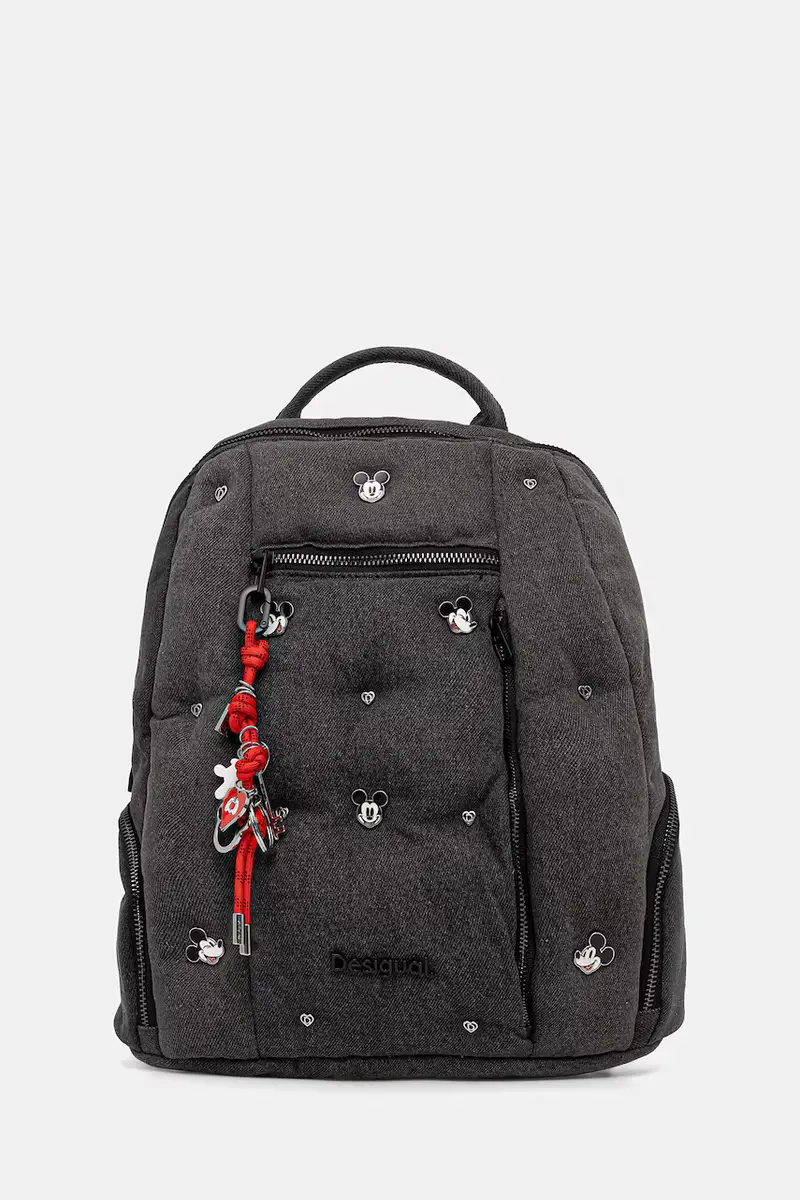 zaino MICKEY STU donna colore grigio con applicazione 25WAKD04