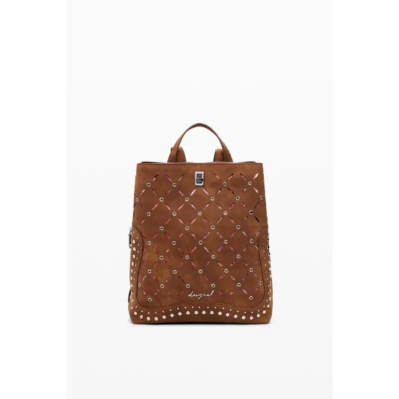 Zaino mini da donna Desigual Yankee Metal Patch Sumy