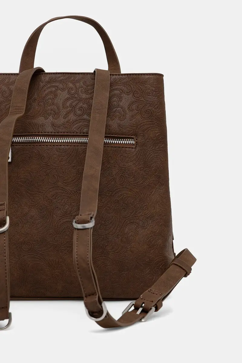 zaino NEW PATCH 1 CHOC donna colore marrone con applicazione 25WAKP39 miniatura 3