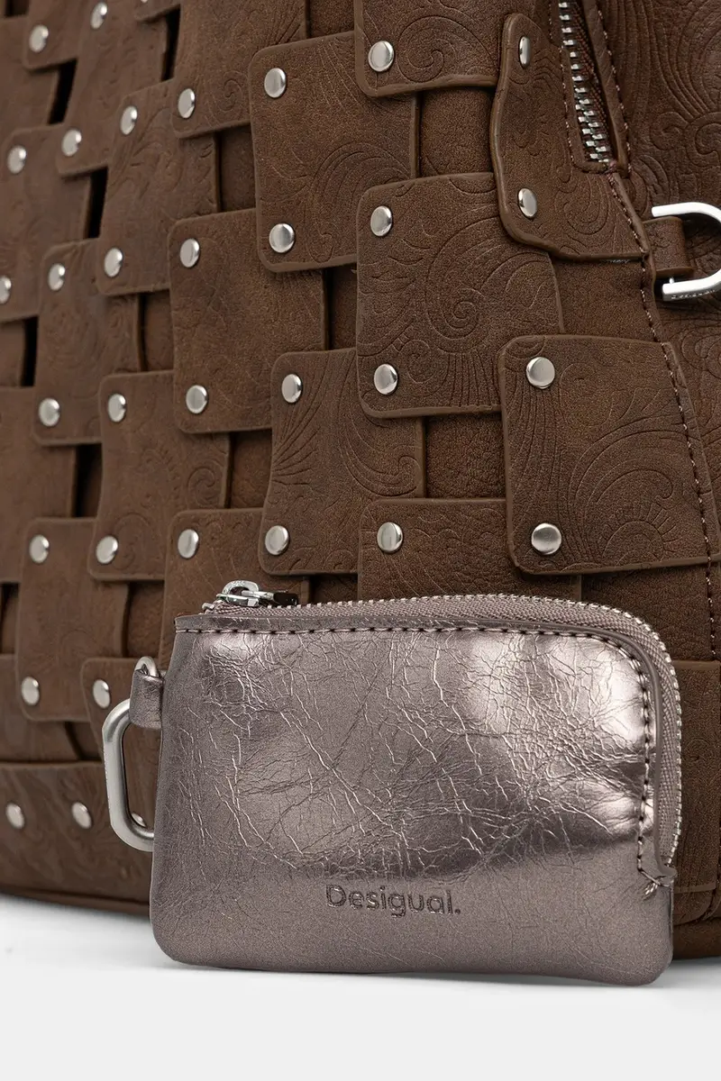 zaino NEW PATCH 1 CHOC donna colore marrone con applicazione 25WAKP39 miniatura 5