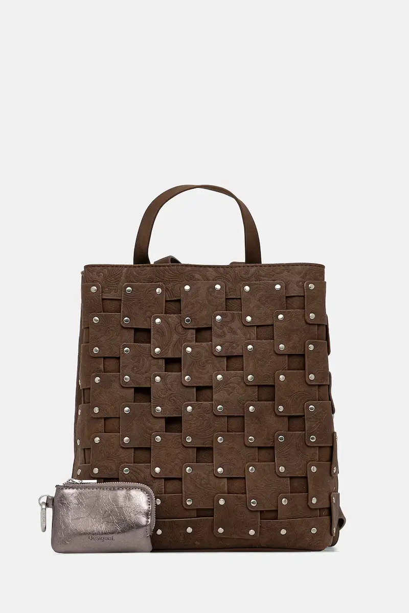 zaino NEW PATCH 1 CHOC donna colore marrone con applicazione 25WAKP39