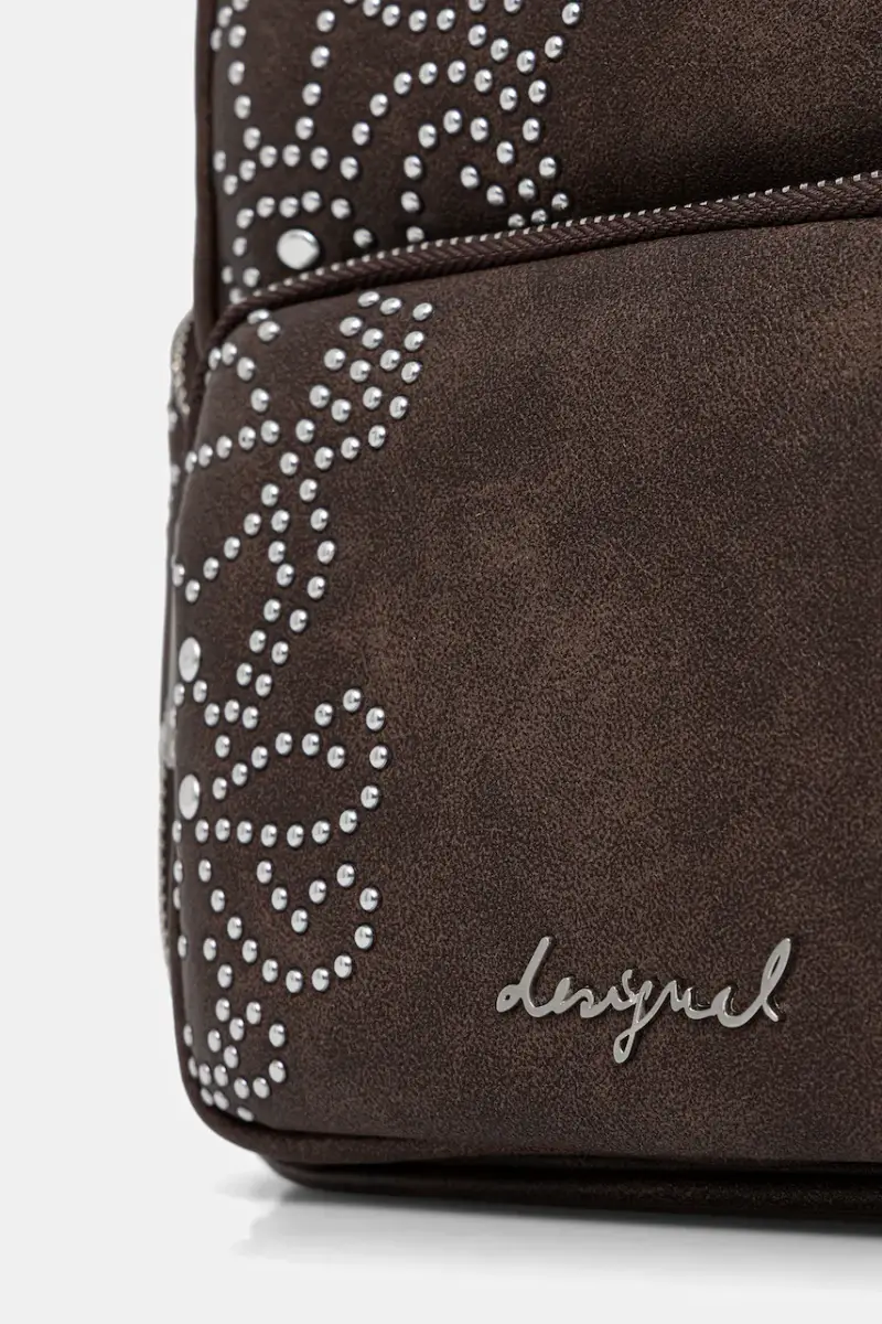 zaino POKER FACE CHEST donna colore marrone con applicazione 25WAKP22 miniatura 4