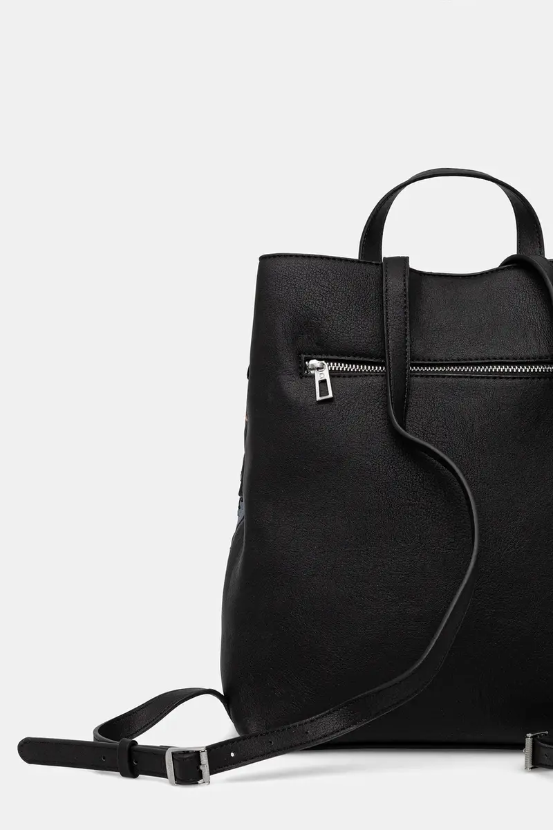 zaino QUEBEC WHIPSTITCH SU donna colore nero 25WAKP09 miniatura 3