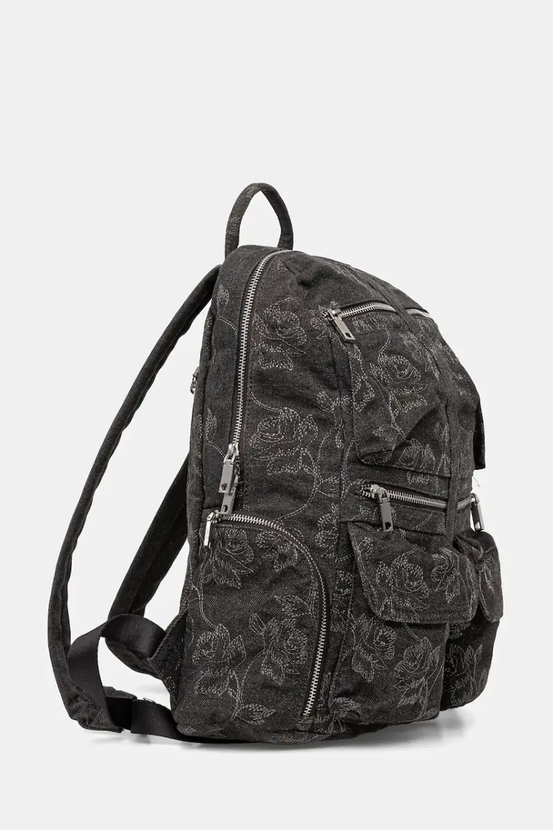 zaino WHISKEY EMBROIDERY 0 donna colore grigio con applicazione 25WAKD07 miniatura 2