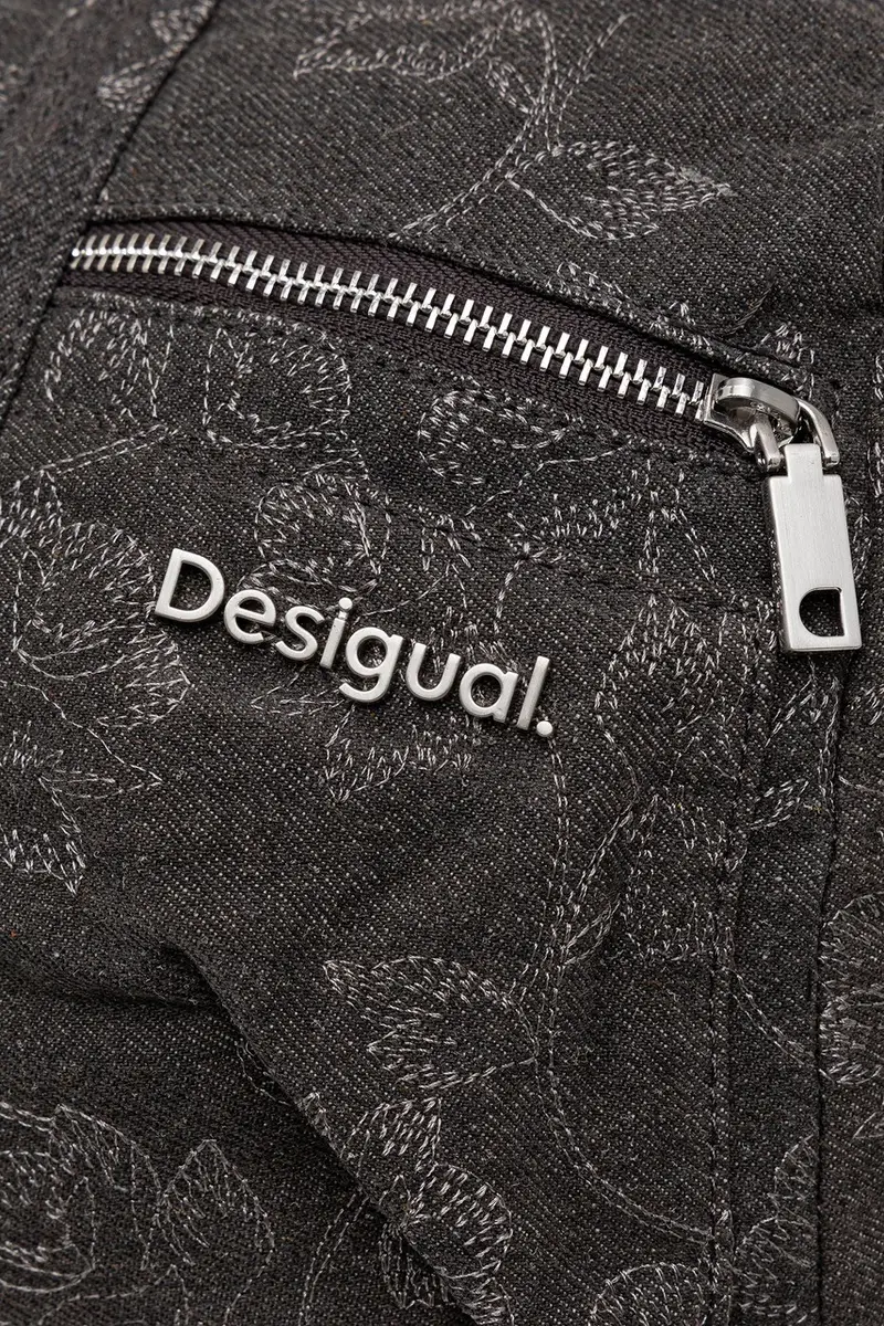 zaino WHISKEY EMBROIDERY 0 donna colore grigio con applicazione 25WAKD07 miniatura 4