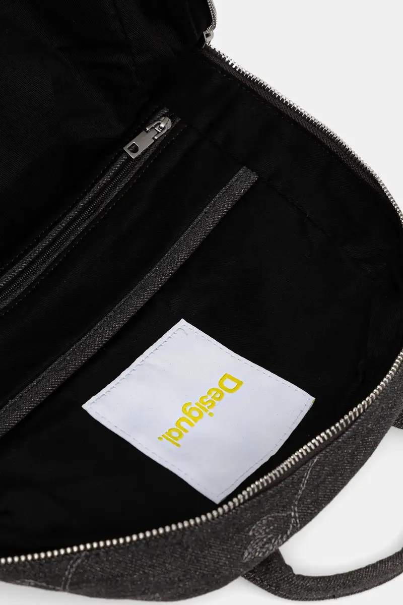 zaino WHISKEY EMBROIDERY 0 donna colore grigio con applicazione 25WAKD07 miniatura 5