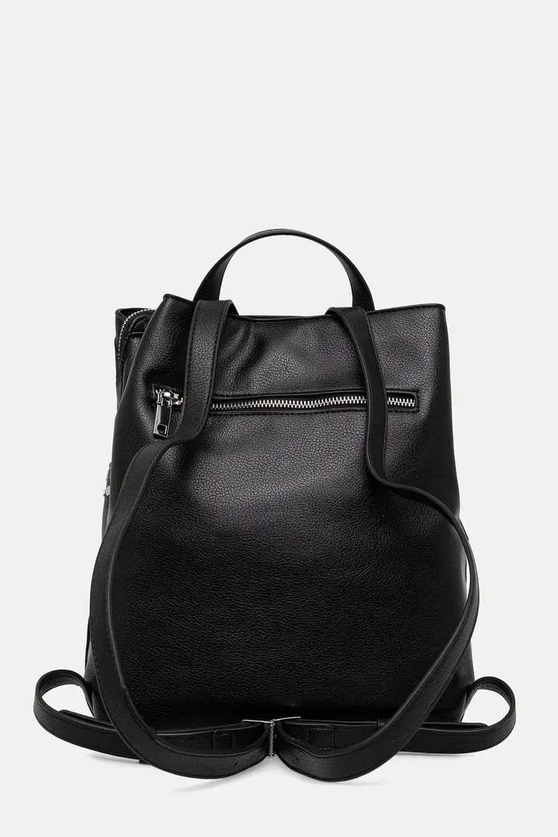 zaino YANKEE METAL PATCH S donna colore nero con applicazione 25WAKP15 miniatura 3