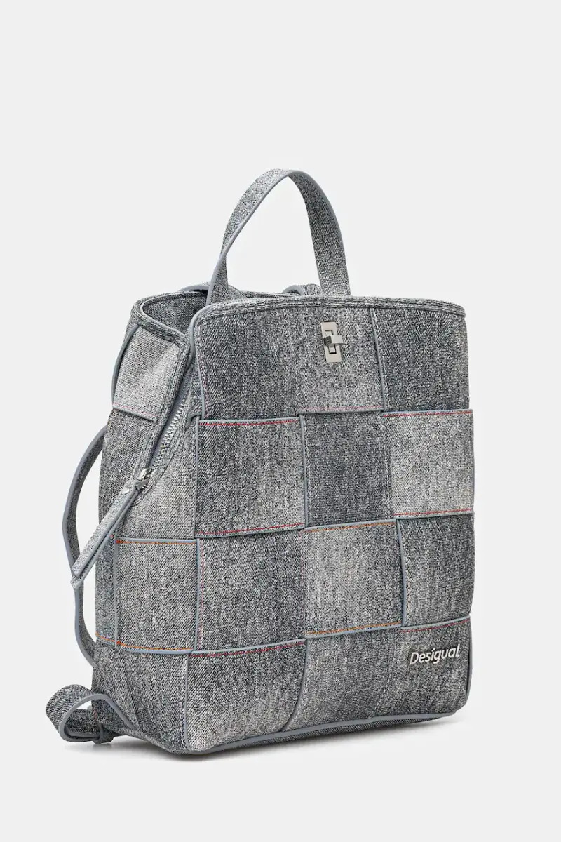 zaino YOKO PU DENIM SU donna colore grigio 25SAKP09 miniatura 2