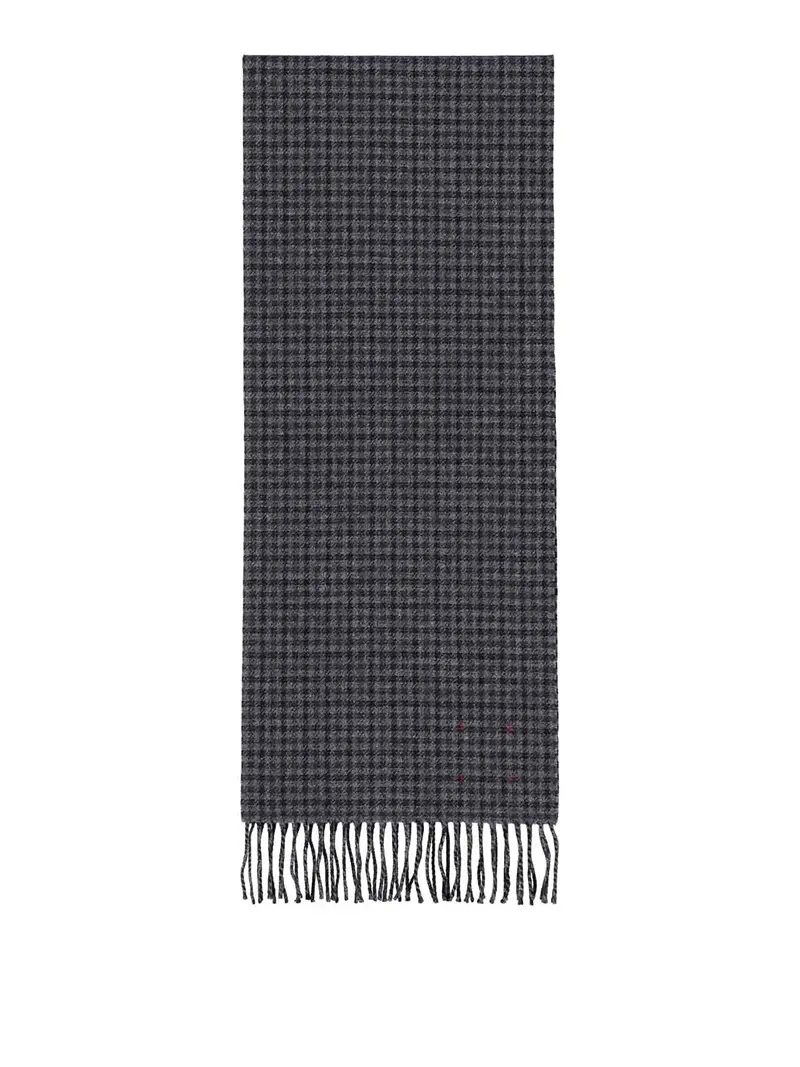 Sciarpa quadretti Grigio