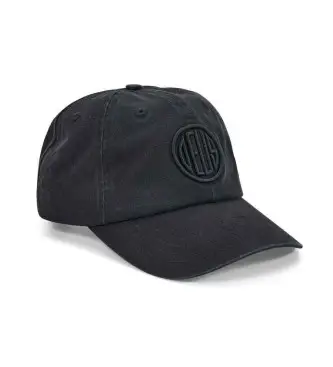 per uomo D261MHA174 Cappellino nero con logo Pill Dad (OSFA), Casual, Cotone