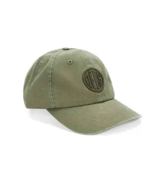 per uomo D261MHA174 Cappellino verde con logo Pill Dad (OSFA), Casual, Cotone