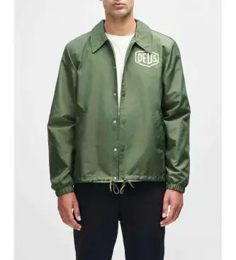 per uomo D261MJK107 Giacca verde Venice Coach (S), Casual, Nylon