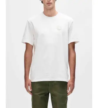 per uomo D261MTS172 Maglietta bianca con logo Pill (S), Bianco, Casual, Cotone, Manica corta