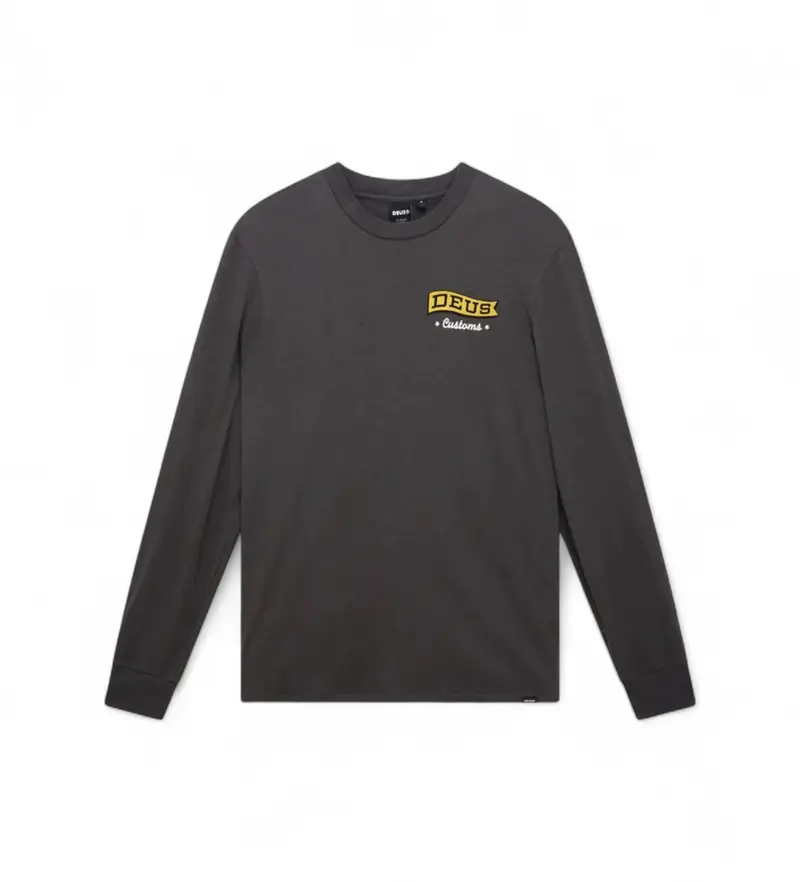 per uomo DMF258307 Maglietta grigia Ls Moment (S), Casual, Grigio, Cotone, Manica lunga