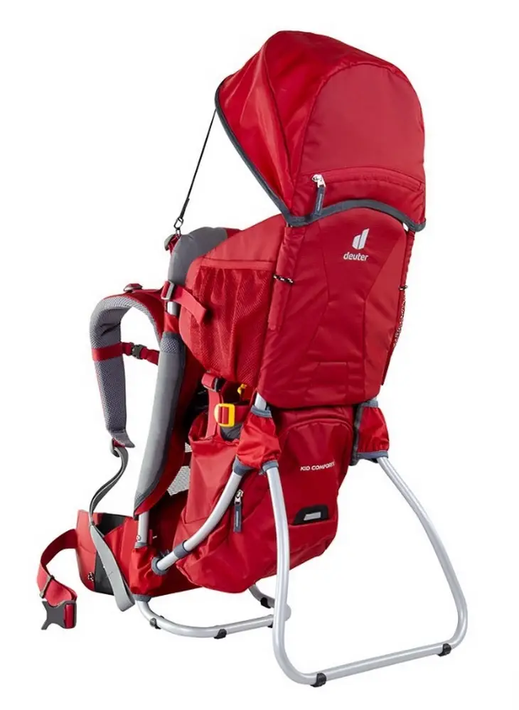 Zaino trekking porta bimbo Deuter Kid Comfort I Cranberry