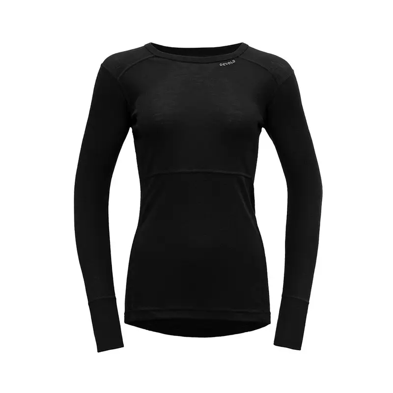 Maglia Trekking Lauparen Merino 190 Nero Donna M