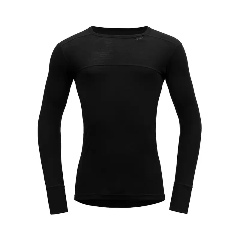 Maglia Trekking Lauparen Merino 190 Nero Uomo S