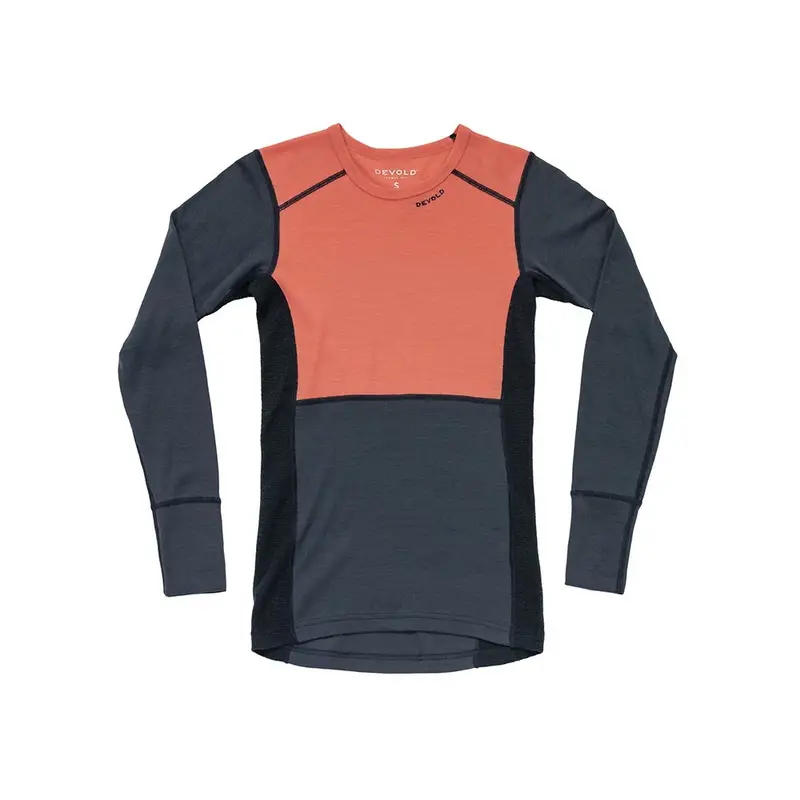 Maglia Trekking Lauparen Merino Coral Night Ink Donna M