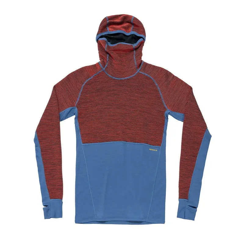 Maglia Trekking Tuvegga Merino Hoodie Cayenne Uomo S
