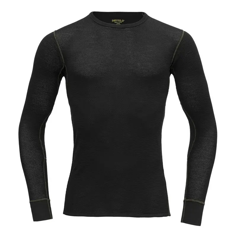 Maglia Trekking Wool Mesh 190 Nero Uomo S