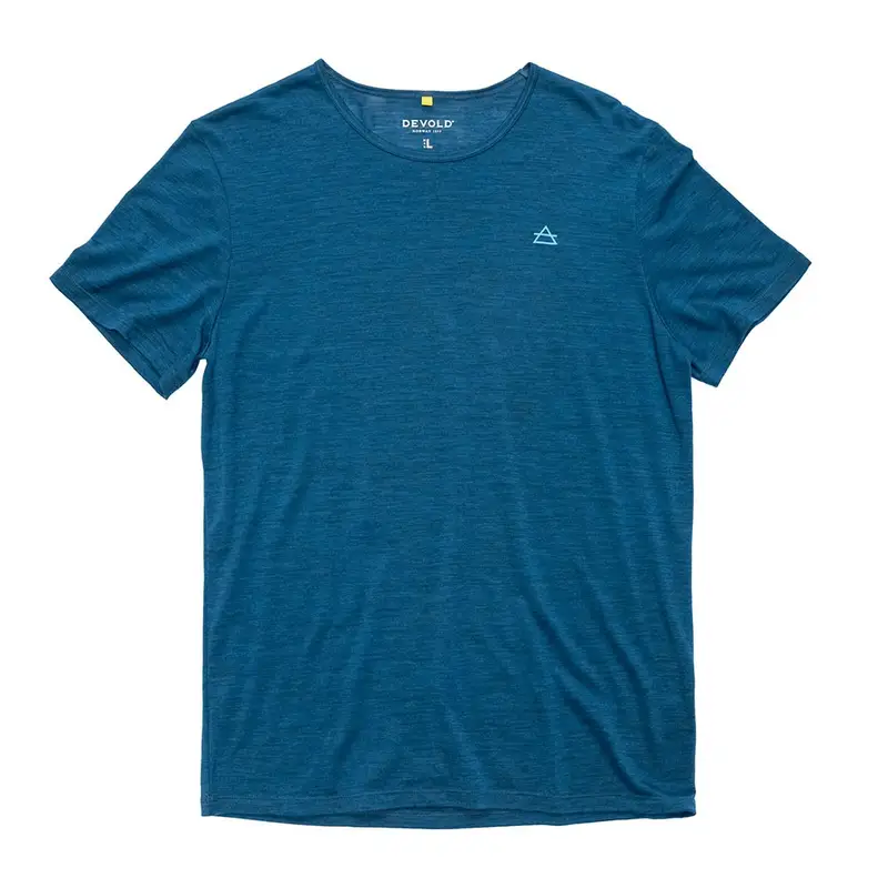 T-Shirt Active Merino 130 Blu Uomo M