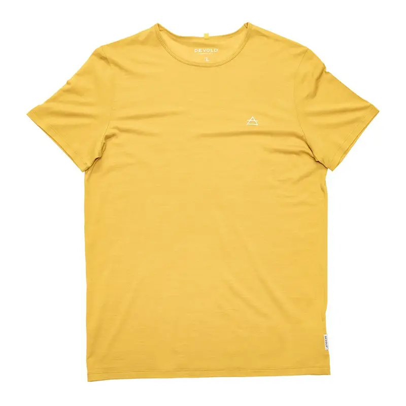 T-Shirt Active Merino 130 Giallo Uomo S