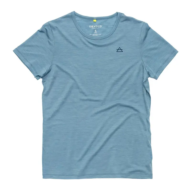 T-Shirt Active Merino 130 Skyblu Donna L