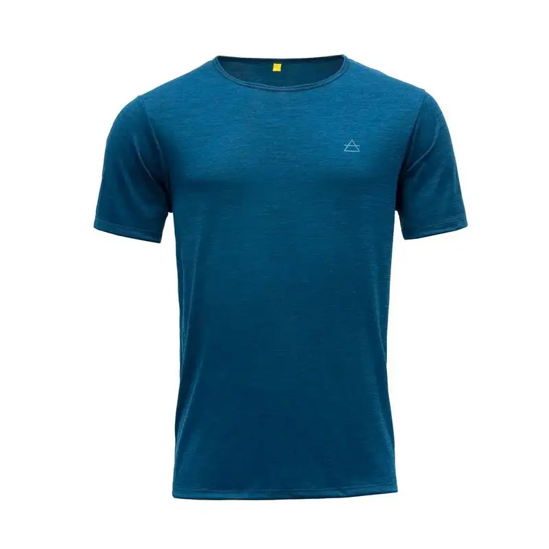 T-Shirt Trekking Valldal Merino 130 Blu Uomo S