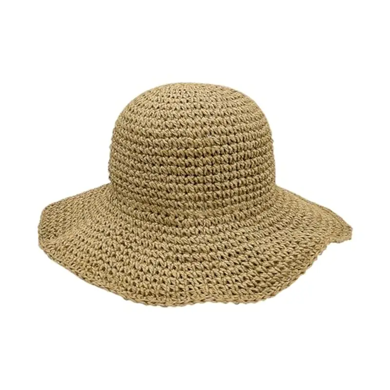 DHSBGWSX 1 cappello da sole da donna, cappello di paglia estivo da donna, cappello da spiaggia da donna, cappello estivo pieghevole da donna, cappello da spiaggia con tesa larga, grande cappello da