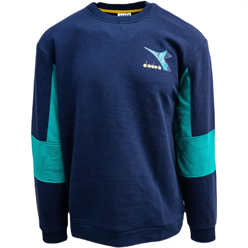 Camicetta Diadora Crew Shield. Blu. Uomini | Diadora