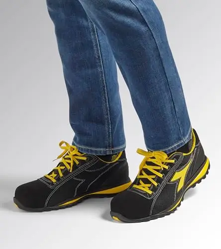 Diadora Glove II Text S1P HRO Scarpe da lavoro, Unisex adulto, SRA, Nero, 44 EU miniatura 2