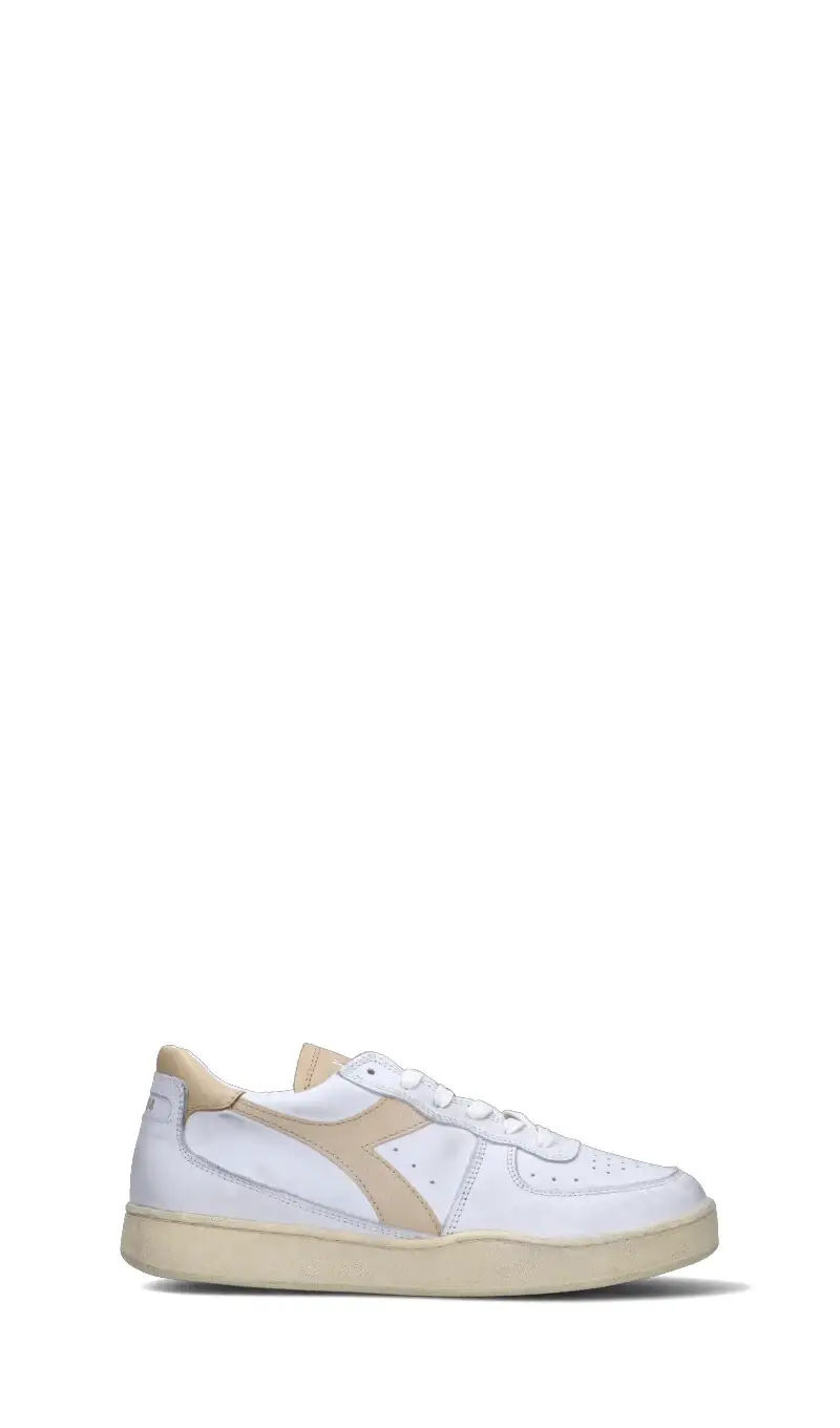 MI BASKET LOW USED Sneaker uomo bianca/beige in pelle Vario