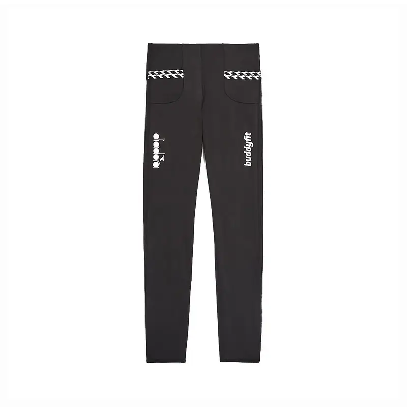 Leggings Tights Buddyfit Nero Donna XL