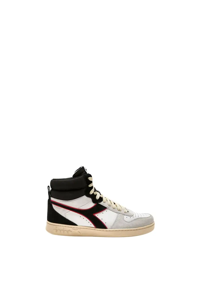 MAGIC BASKET MID SUEDE - 41 / Bianco