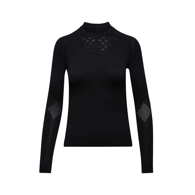 Maglia Running Turtle Neck Hp Act Nero Donna L/XL