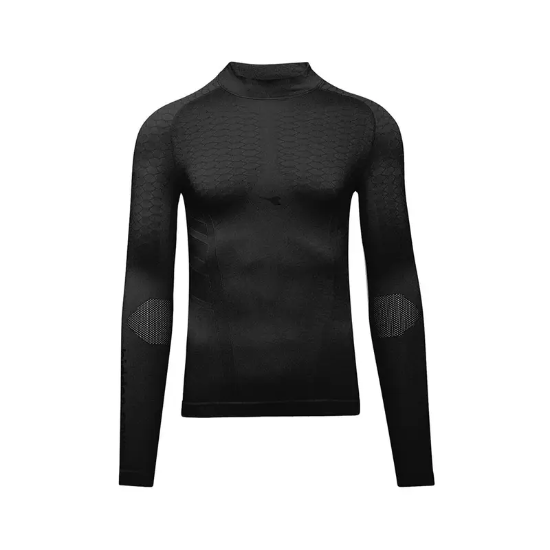 Maglia Running Turtle Neck Hp Act Nero Uomo S/M