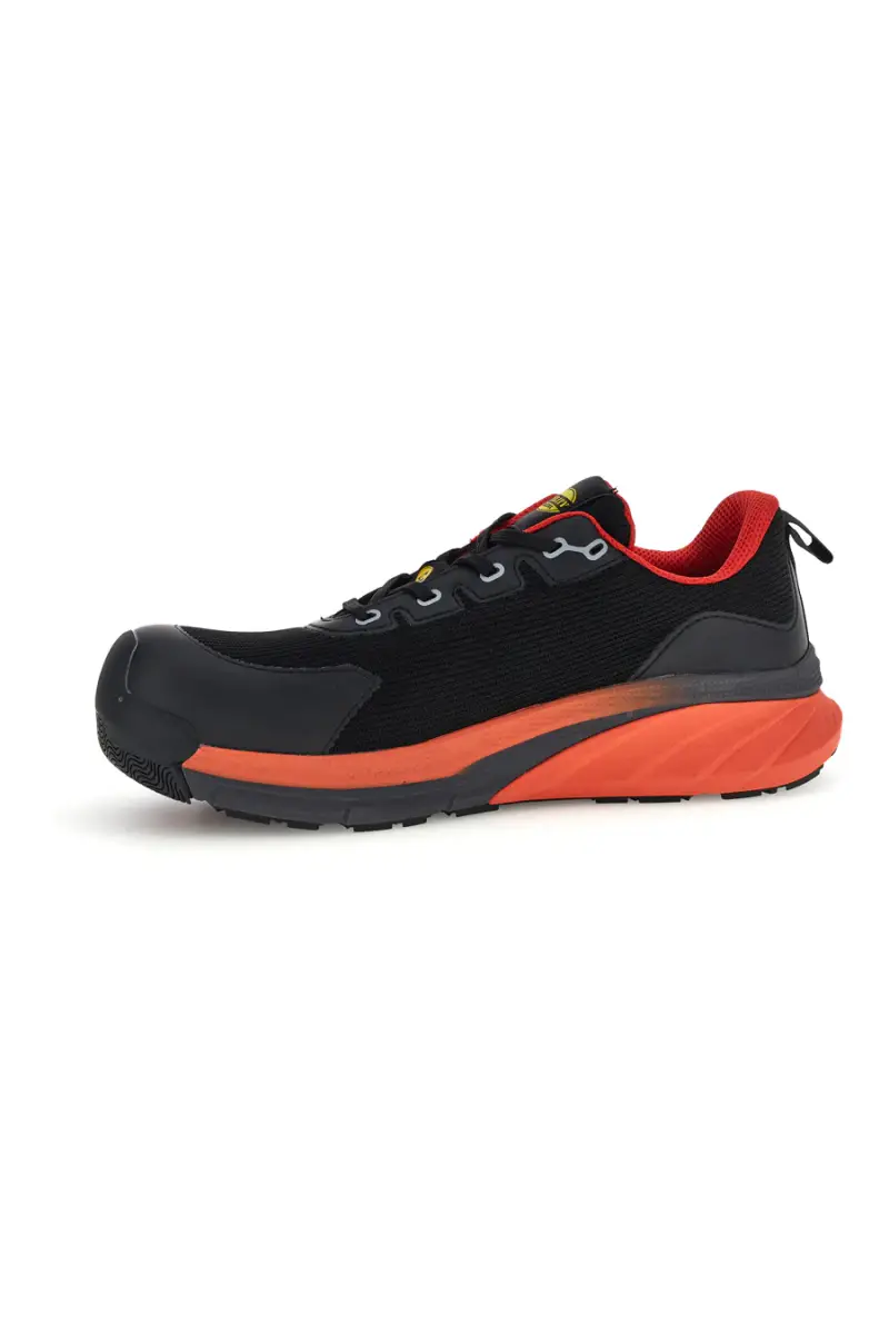 Scarpe antinfortunistiche basse nero arancione S3S SC SR HRO ESD Diadora utility Vortex DA2 Low [NERO miniatura 4