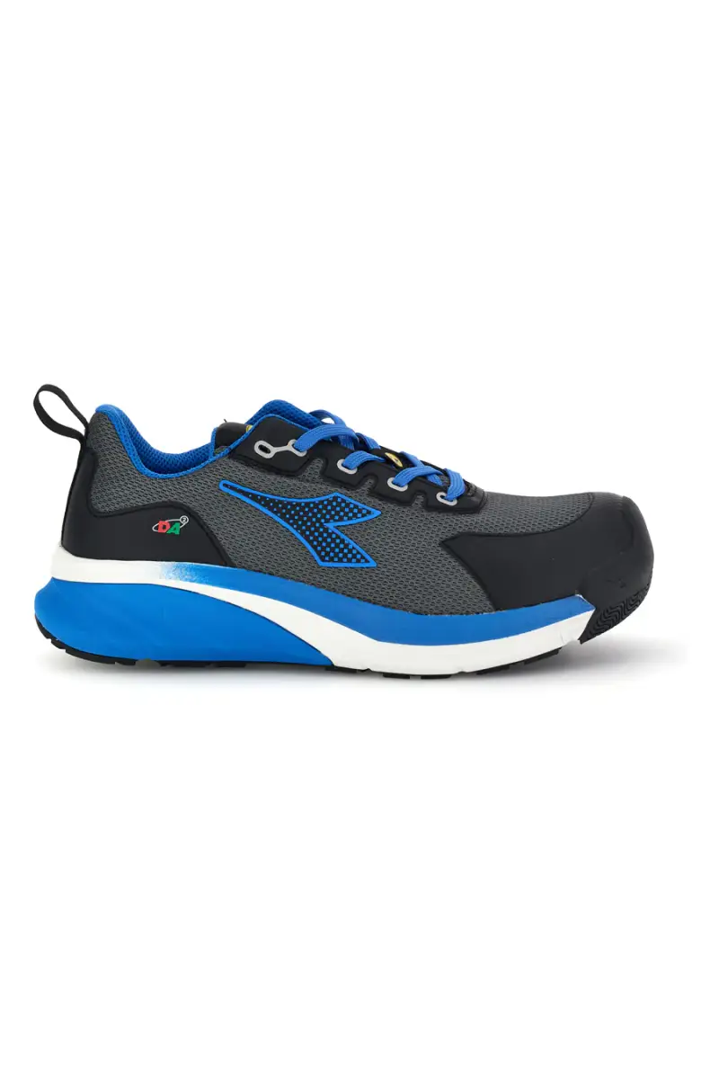 Scarpe antinfortunistiche basse nero blu S1PS SC SR HRO ESD Diadora utility Vortex DA2 Low [NERO