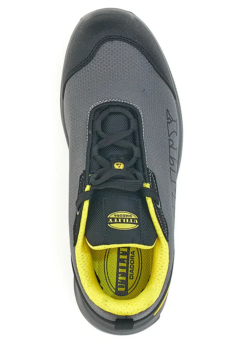 Scarpe antinfortunistiche grigie ammortizzate Softbox ESD metal free Diadora Smart Softbox Low S1PL [GRIGIO] miniatura 3